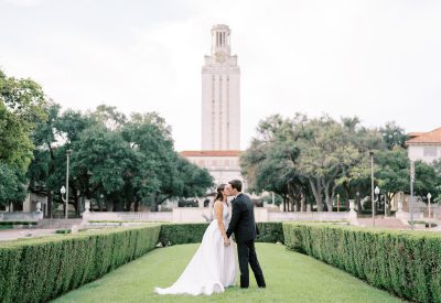 Caitlin Rose Photography Austin Wedding UT Tower Portrait