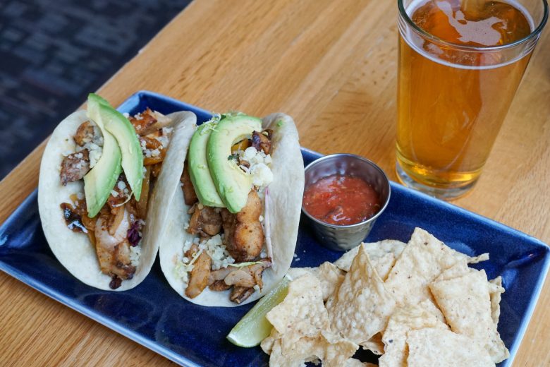Ancho Chile Chicken Tacos